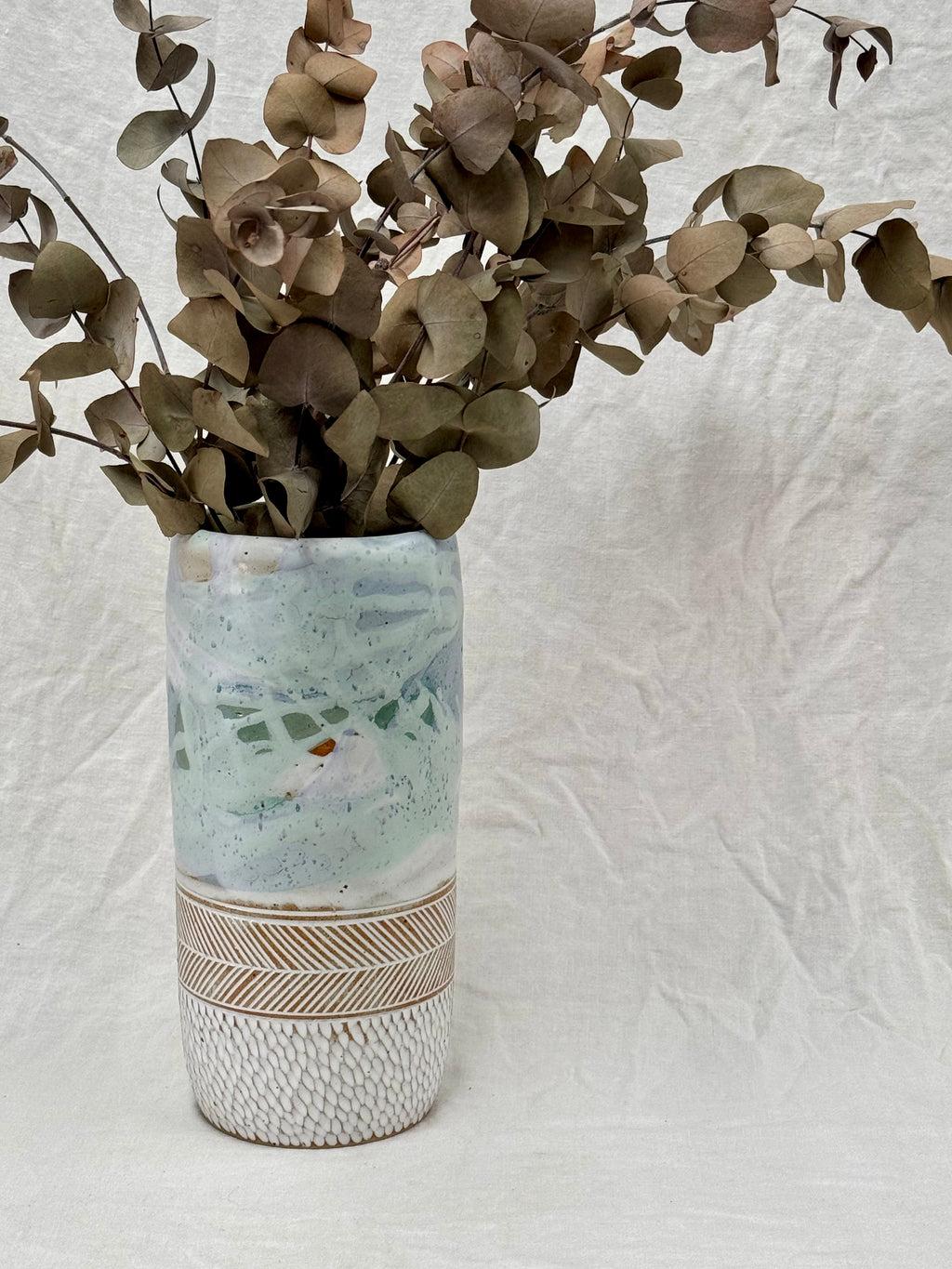 Imagine vase with texture- Large