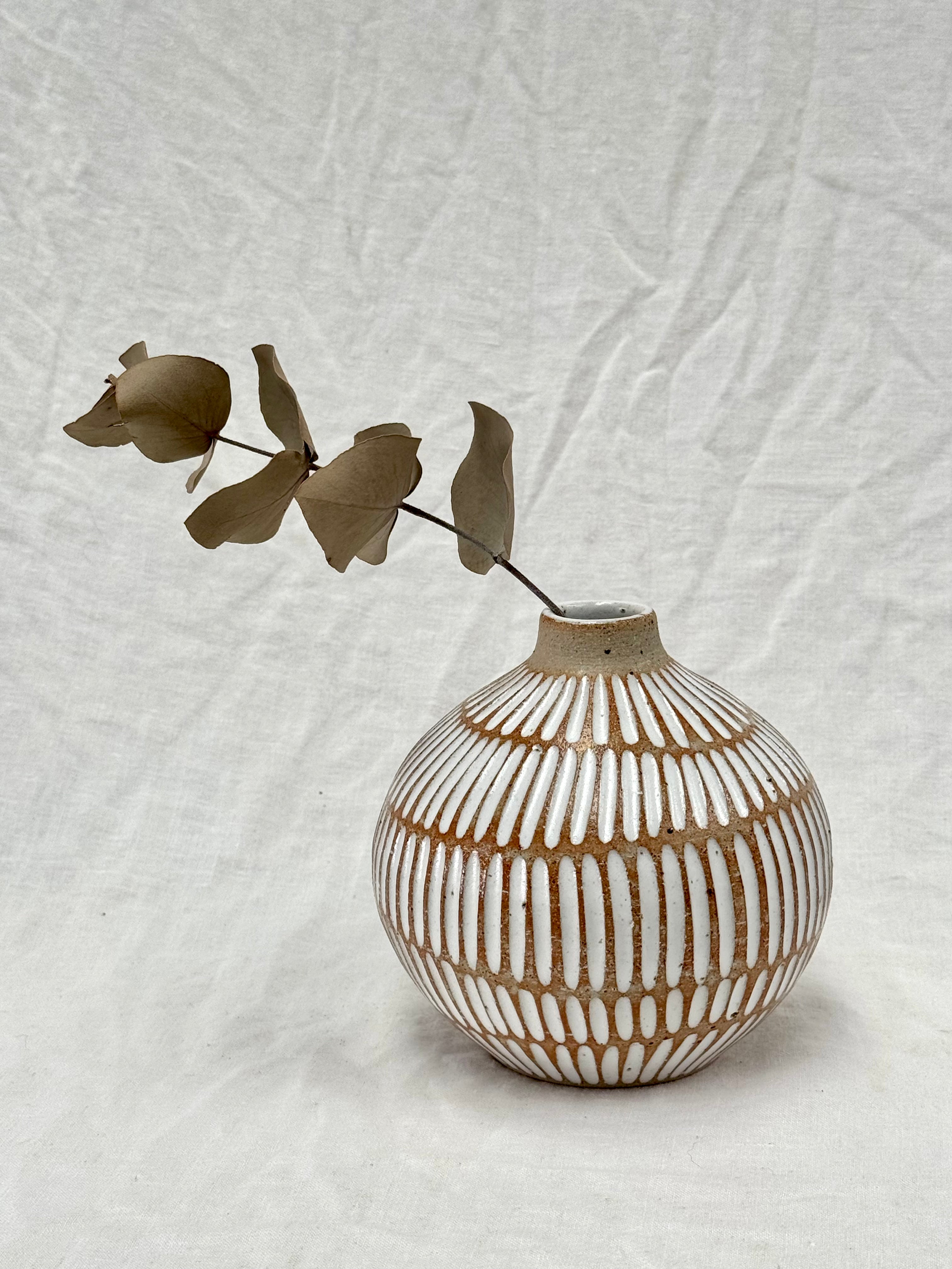 Shell bud vase