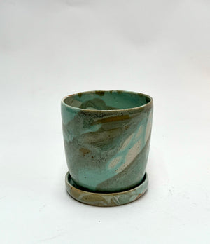 Forest green Small Planter