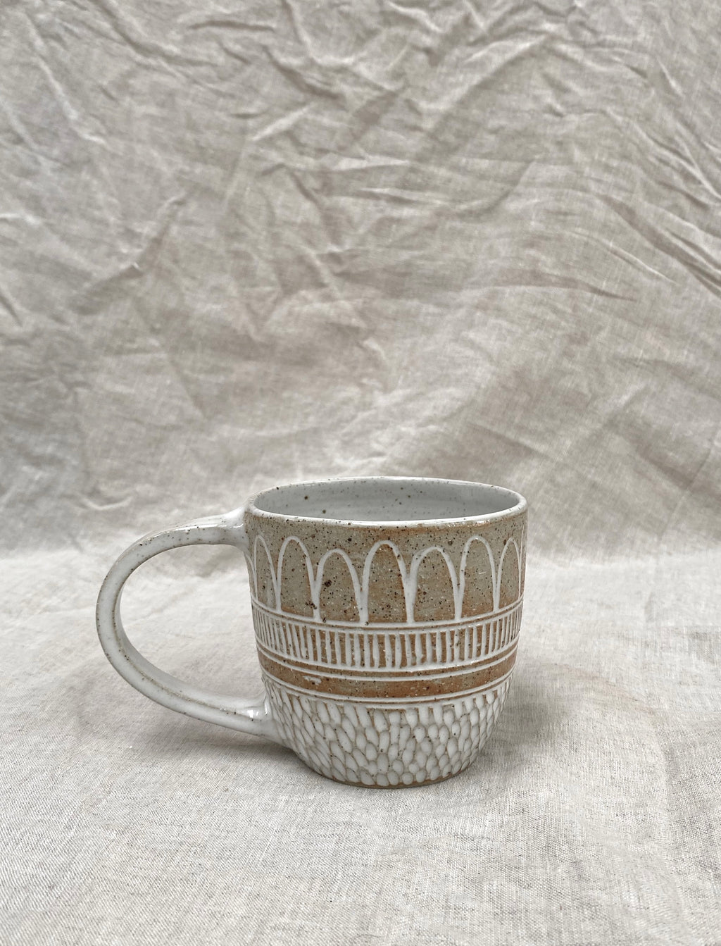 Boho Rain Raw Mug