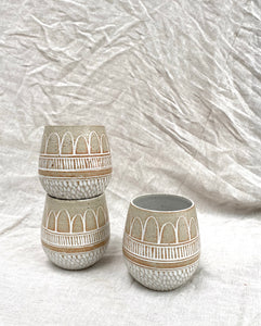 Boho Rain Raw Wine Cup