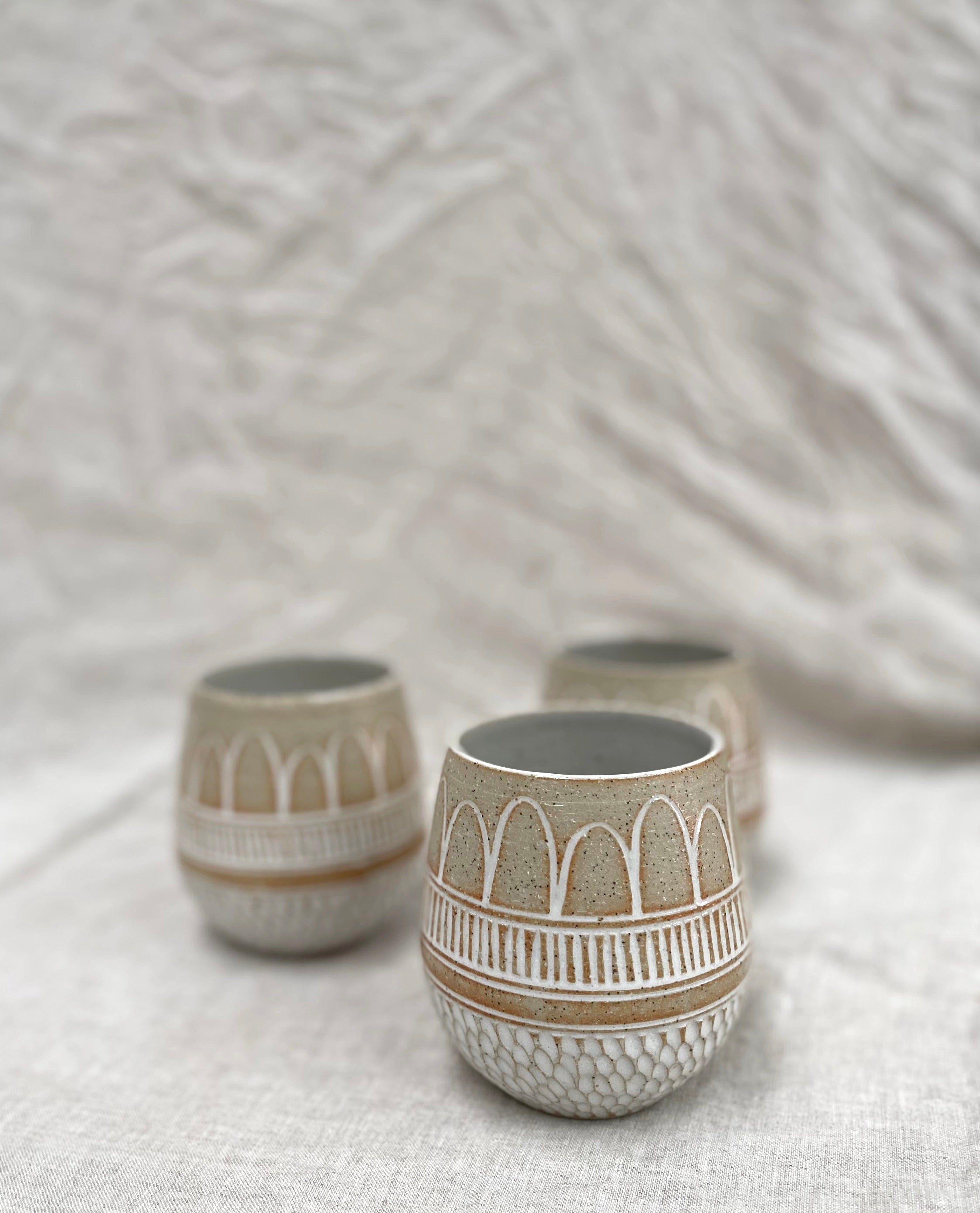 Boho Rain Raw Wine Cup