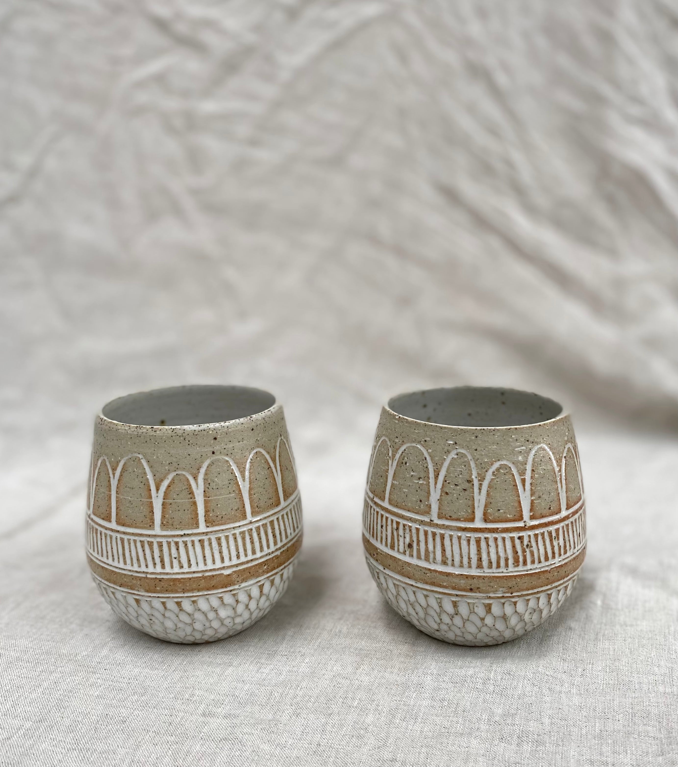Boho Rain Raw Wine Cup
