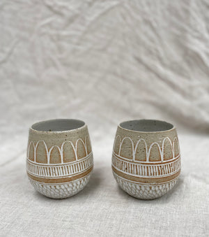Boho Rain Raw Wine Cup