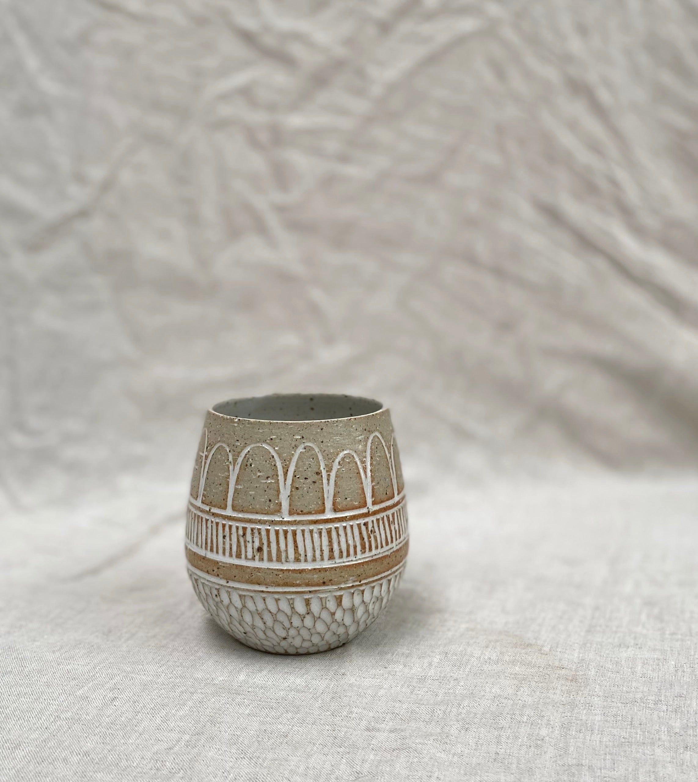 Boho Rain Raw Wine Cup