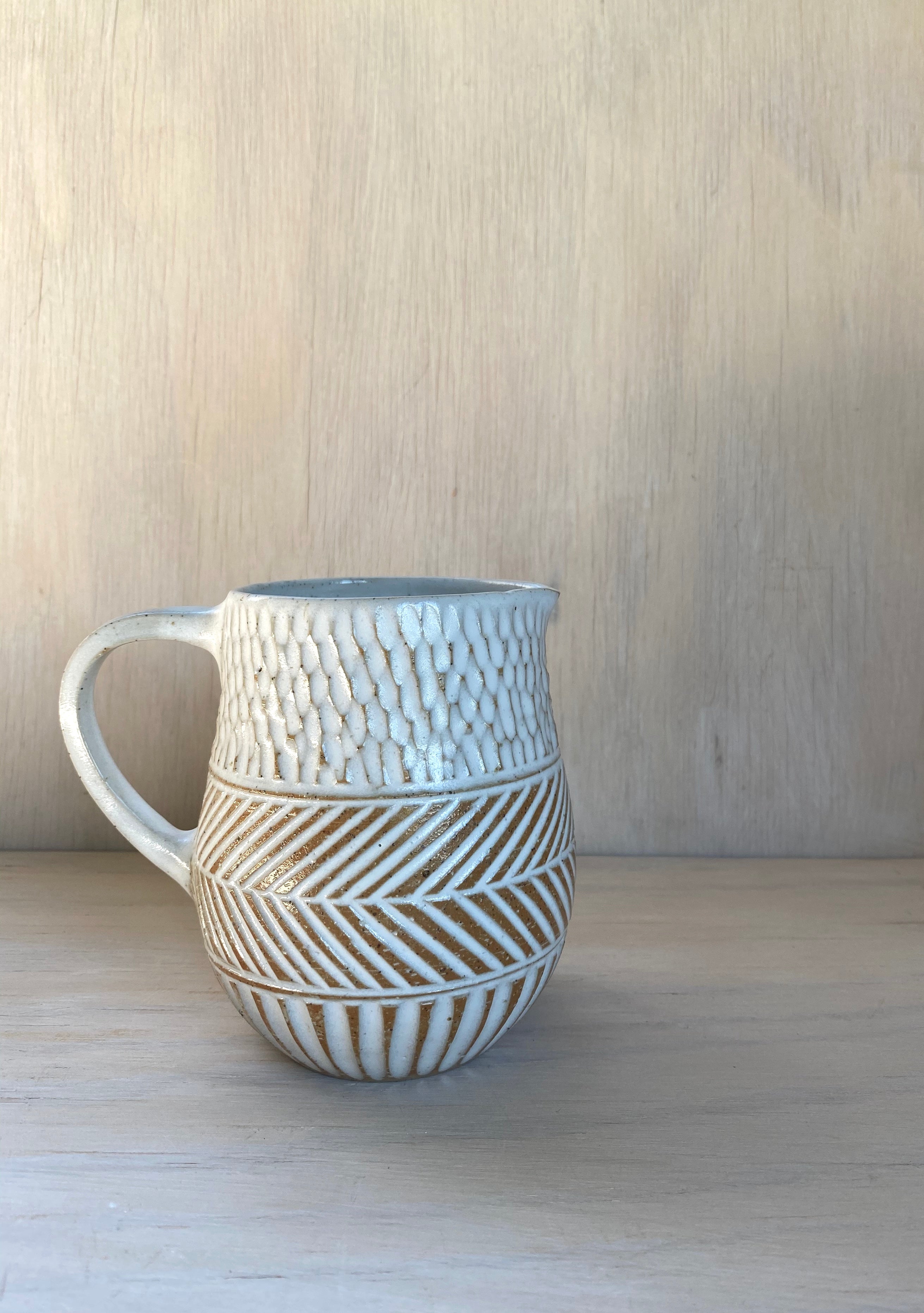 Boho Raw Jug