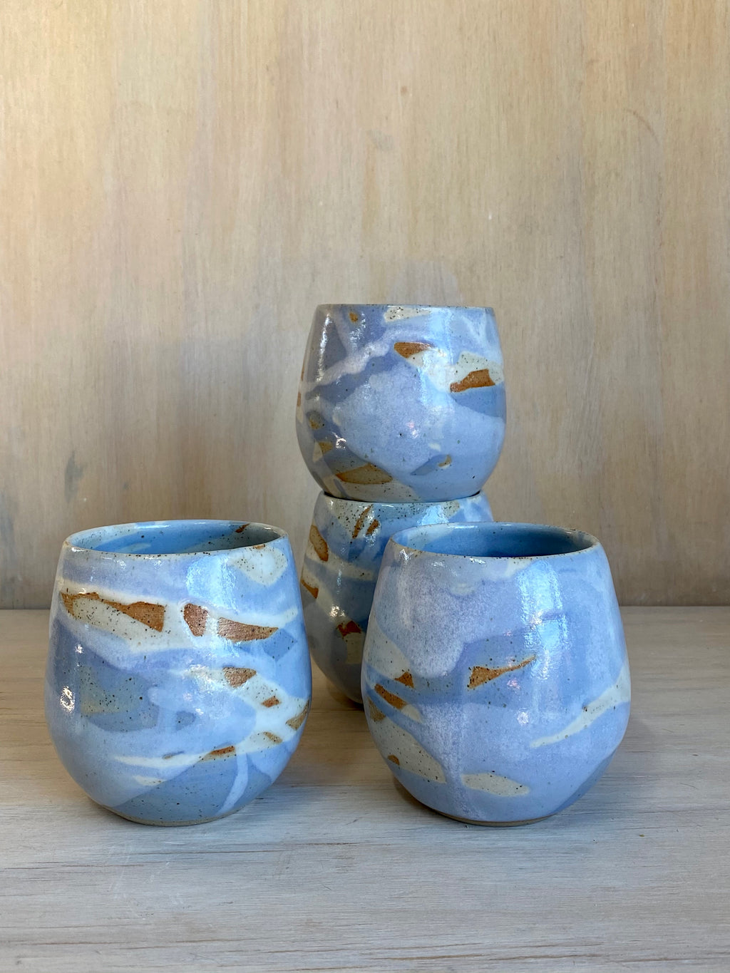 Pale Blue Wine Cup- seconds