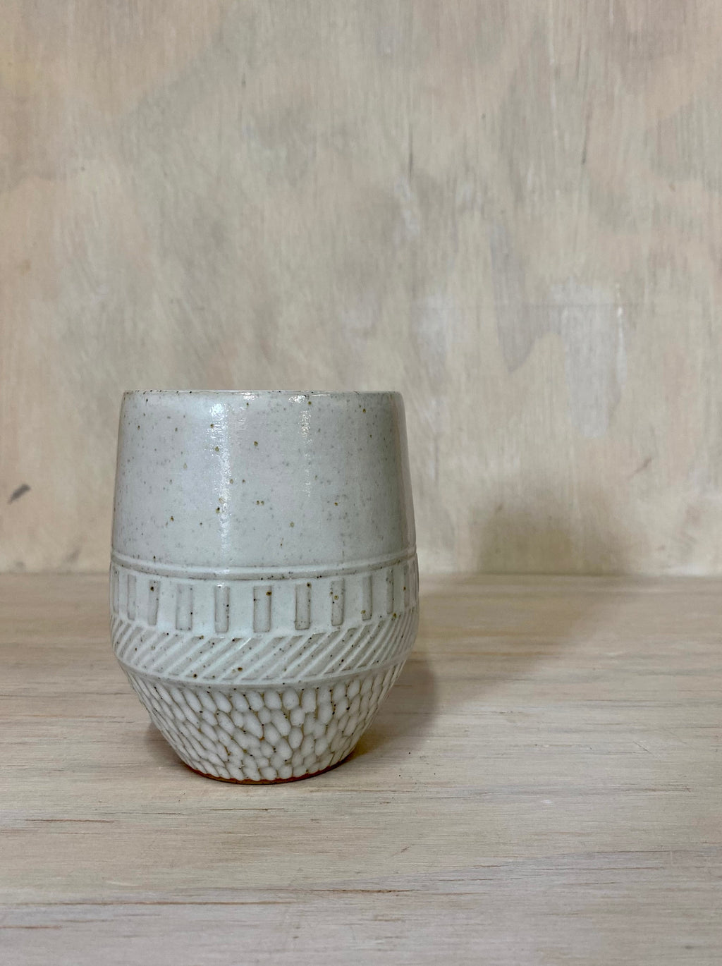 White Simple Design Multipurpose cup - seconds