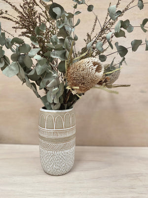 Boho Rain Raw Vase - Small