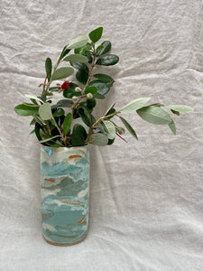 Forest green Vase