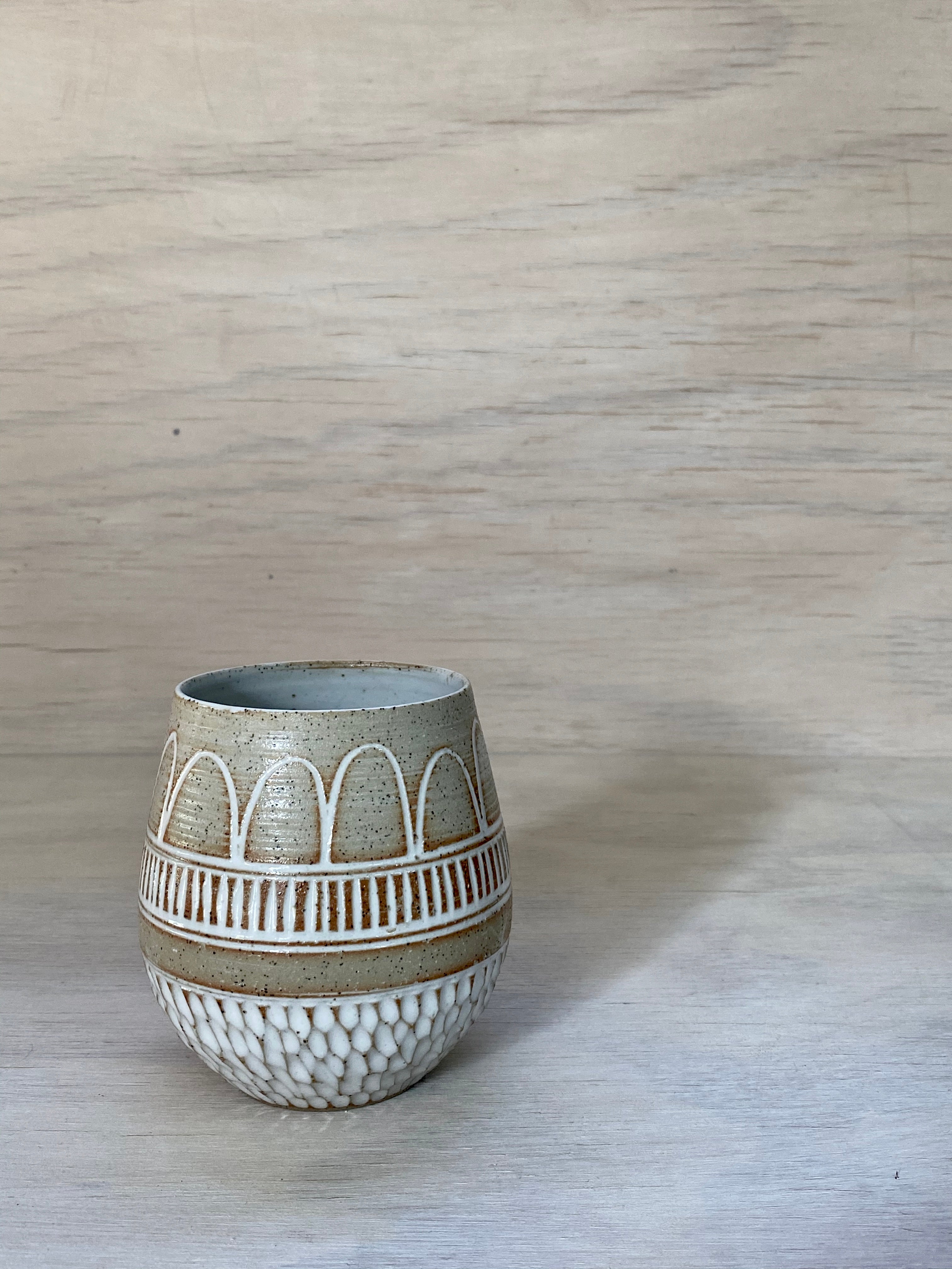 Boho Rain Raw Wine Cup - Second